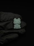 Mini Lion Dance Jade Pendant