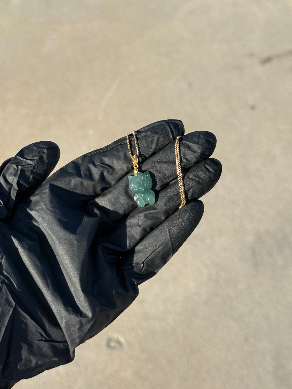 Hello Kitty Jade Pendant