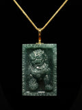 Fu Dog Jade Pendant